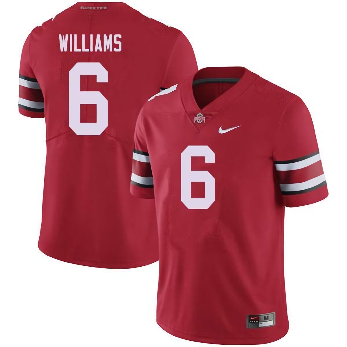 Jameson Williams Ohio State Buckeyes Men's NCAA #6 Nike Red College Stitched Football Jersey FNK3256FH
